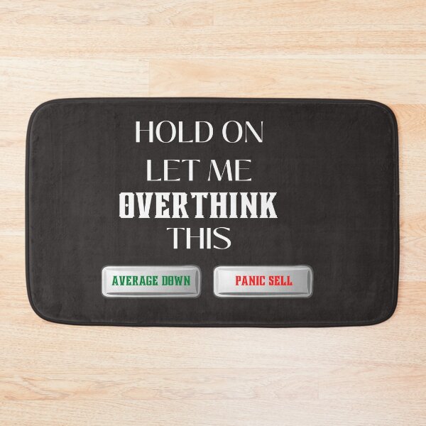 Item preview, Hold on let me overthink this- Funny gift – Dog lover - Unique gift for stock market, crypto, options trader, forex traders and day traders  designed and sold by TradingTeesKids.