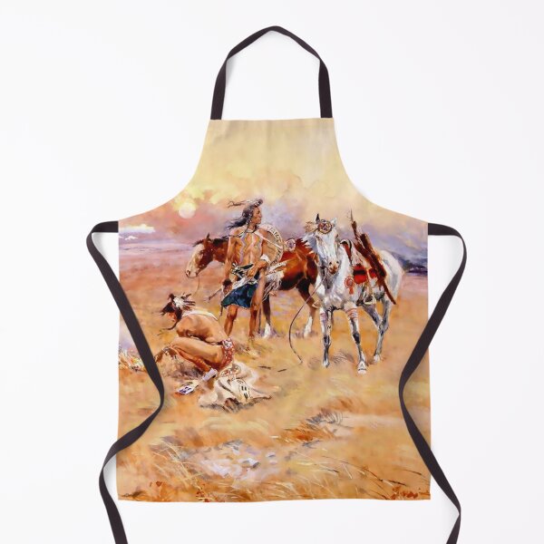 Item preview, “Blackfeet Burning Crow Buffalo Range” by Charles M Russell designed and sold by PatricianneK.