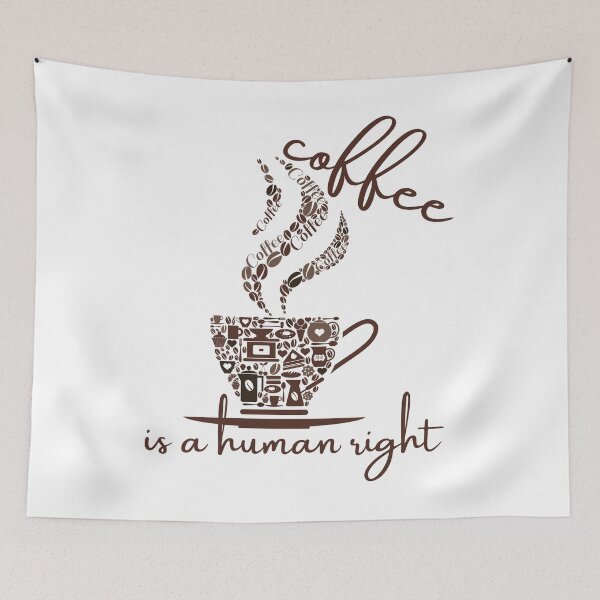 Item preview, coffee is a human right designed and sold by AMASOTGN.