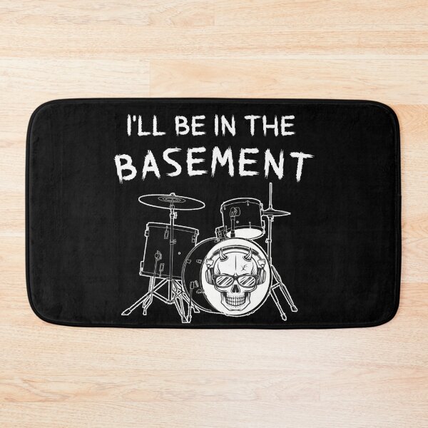 Item preview,  Funny Drummer Art Men Women Drumming Drum Set Music Lover,I'll Be In The Basement artwork for men designed and sold by Havic  Tees.