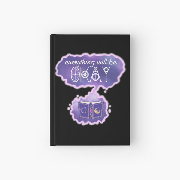 Helluva Boss Stolas and Octavia Grimoire Magic Spell Book Hardcover Journal