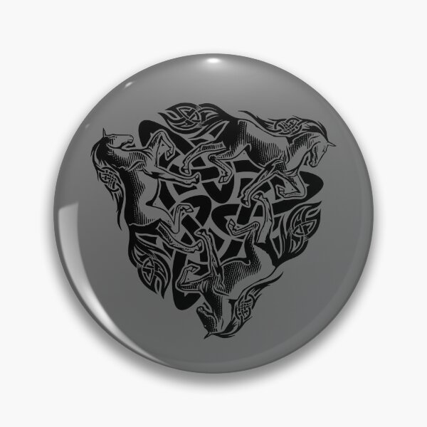 Item preview, Triquetra. Running Horses, black designed and sold by yulia-rb.