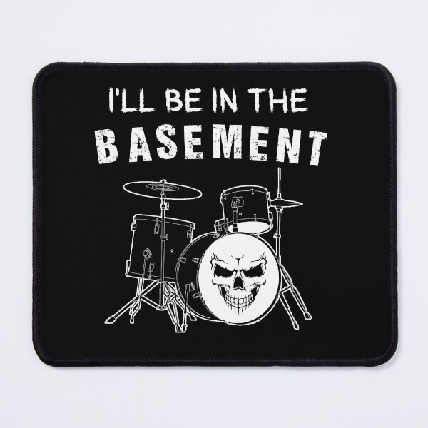 Item preview, Funny Drummer Art Men Women Drumming Drum Set Music Lover,I'll Be In The Basement artwork for men designed and sold by Havic  Tees.