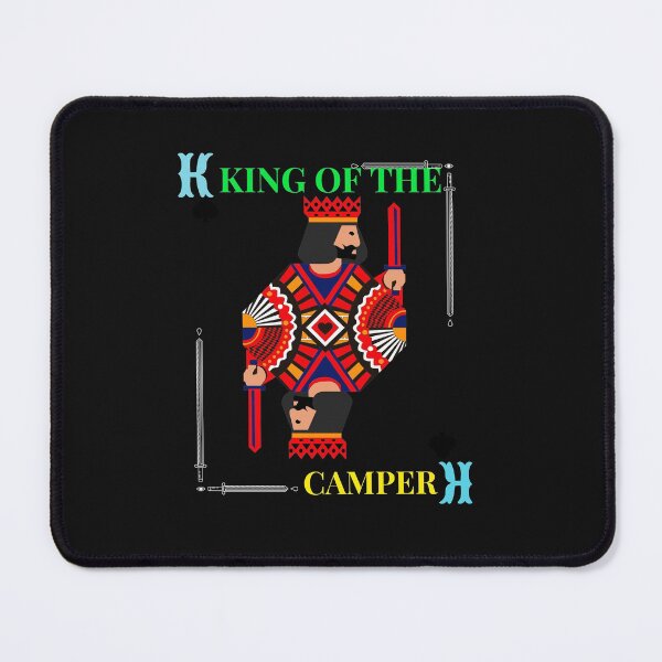 Item preview, KING OF THE CAMPER FUNNY CAMPERS T-SHIRT designed and sold by BestCoolStuff.