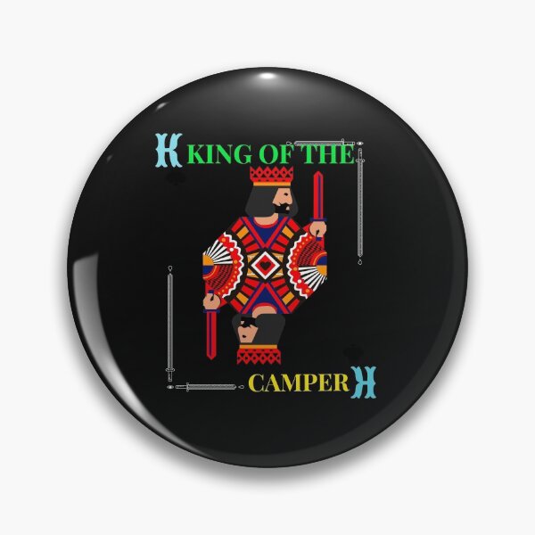 Item preview, KING OF THE CAMPER FUNNY CAMPERS T-SHIRT designed and sold by BestCoolStuff.