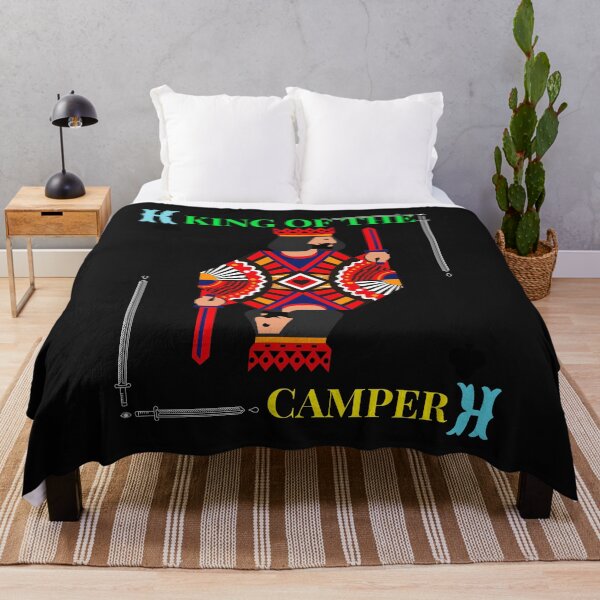 Item preview, KING OF THE CAMPER FUNNY CAMPERS T-SHIRT designed and sold by BestCoolStuff.