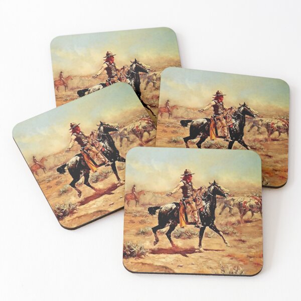 Item preview, “In the Alkali” Western Art by Charles M Russell designed and sold by PatricianneK.