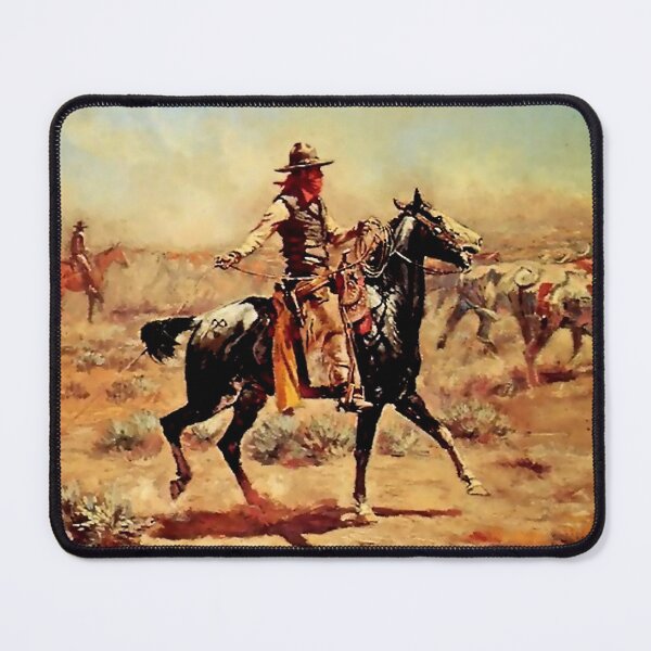 Item preview, “In the Alkali” Western Art by Charles M Russell designed and sold by PatricianneK.