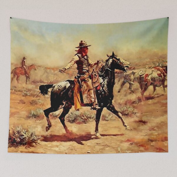 Item preview, “In the Alkali” Western Art by Charles M Russell designed and sold by PatricianneK.
