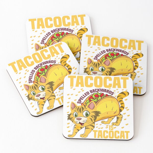 Item preview, Tacocat Spelled Backwards is Tacocat, Funny Taco Cat designed and sold by StoreMix23.