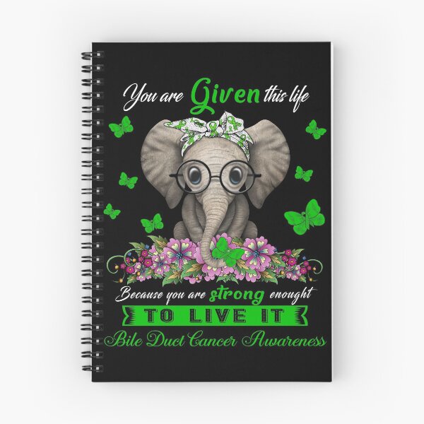 Item preview, Bile Duct Cancer Warrior Cute Elephant Lover Gifts designed and sold by Adropine.