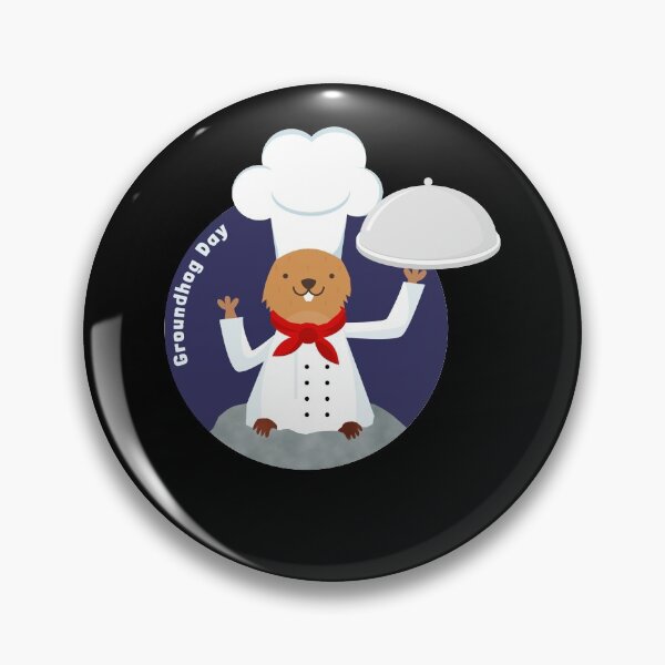 Item preview, Chef Groundhog - Groundhog Day designed and sold by ArqDezines.
