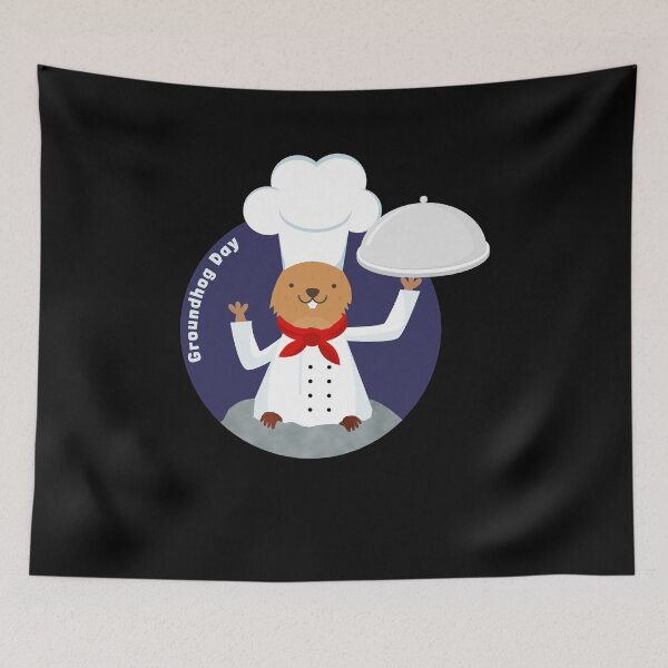 Item preview, Chef Groundhog - Groundhog Day designed and sold by ArqDezines.