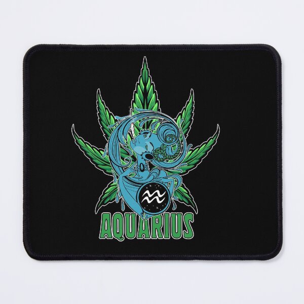 Item preview, Aquarius Pot Leaf designed and sold by BlackHoleMPD.
