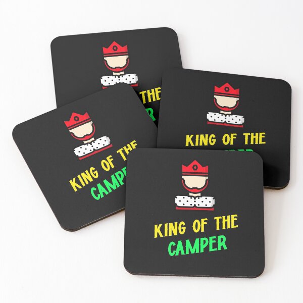 Item preview, KING OF THE CAMPER FUNNY CAMP LOVERS T-SHIRT designed and sold by BestCoolStuff.