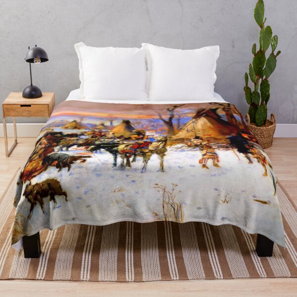 Item preview, “Indian Hunters Return” by Charles M Russell designed and sold by PatricianneK.