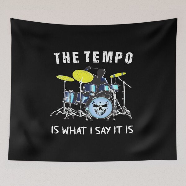 Item preview, Funny Drummer Art Men Women Drumming Drum Set Music Lover,the tempo is what i say it is artwork for men designed and sold by Havic  Tees.