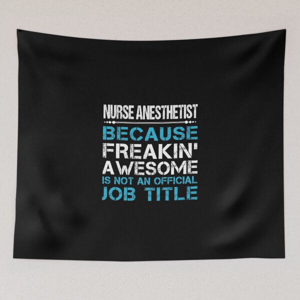 Item preview, Nurse Anesthetist T Shirt - Freaking Awesome Job Gift Item Tee designed and sold by oetate4774.