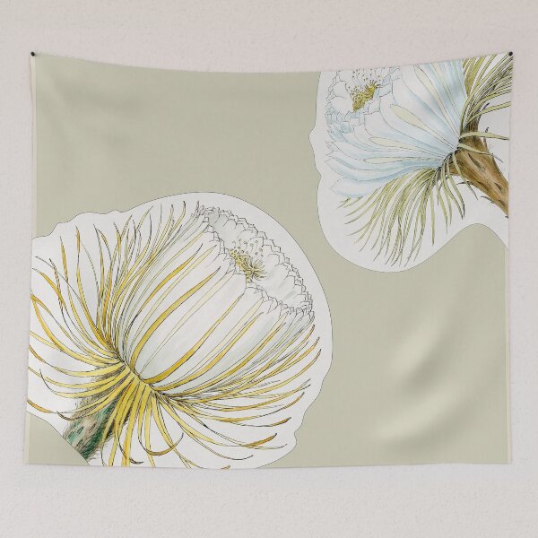Item preview, Ethereal White Flowers designed and sold by ZinZoe.