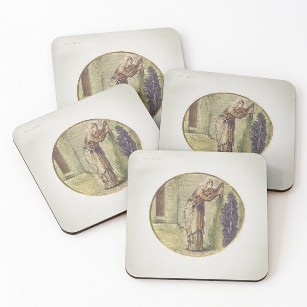 Item preview, Wall Tryst Sir Edward Burne Jones painting designed and sold by UsedToBeStatue.