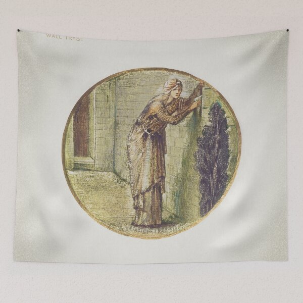 Item preview, Wall Tryst Sir Edward Burne Jones painting designed and sold by UsedToBeStatue.
