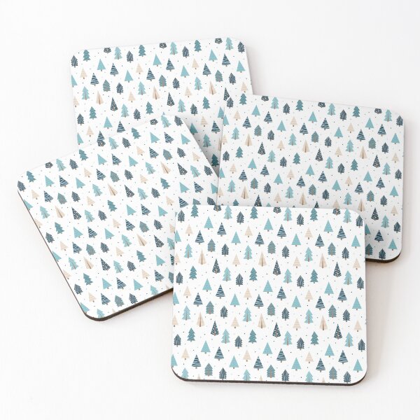 Item preview, Blue Christmas Trees designed and sold by storyboxdesigns.
