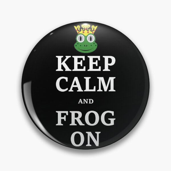 Item preview, Keep Calm and frog on by Tjays on a Cool designed and sold by TJays.