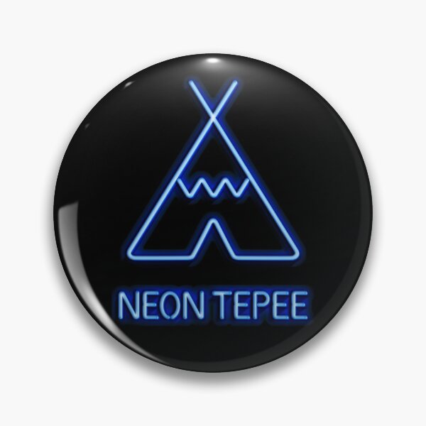 Item preview, The NEON TEPEE drinking club logo - Mr Jolly Lives Next Door Inspired designed and sold by RetroTeeStudio.