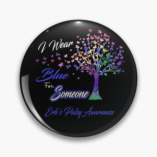 Item preview, Ribbon Tree I Wear Blue For Someone Erb's Palsy Awareness designed and sold by Tadmab.