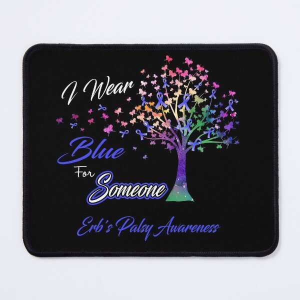 Item preview, Ribbon Tree I Wear Blue For Someone Erb's Palsy Awareness designed and sold by Tadmab.