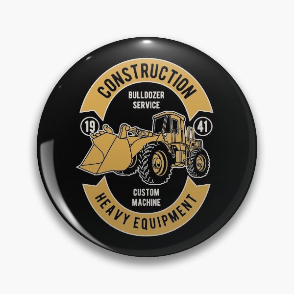 Item preview, Bulldozer Worker Vintage designed and sold by BeeMeCreative.
