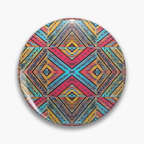 Item preview, Vintage Diamond Mandala Pattern designed and sold by Designs By YL.
