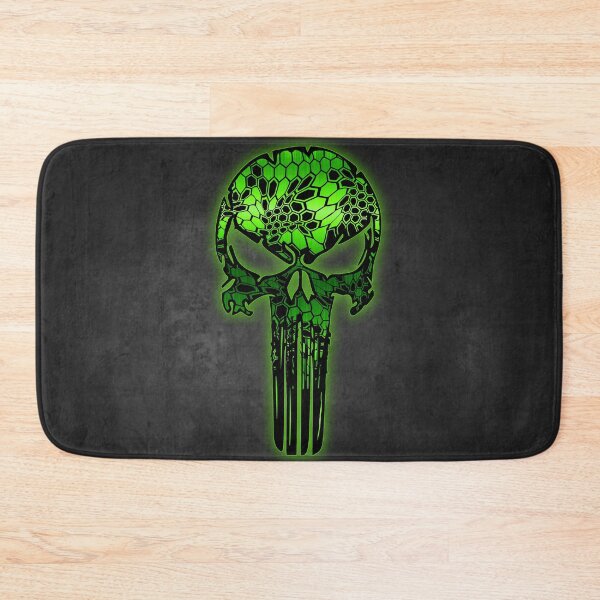 Item preview, Lime green Punish Skull designed and sold by artistwill.