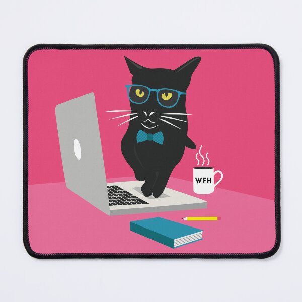 Item preview, Work From Home Cat designed and sold by alancreative.