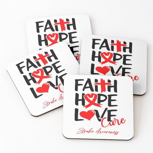 Item preview, Faith Hope Love Cure Stroke Awareness designed and sold by Grooffos.