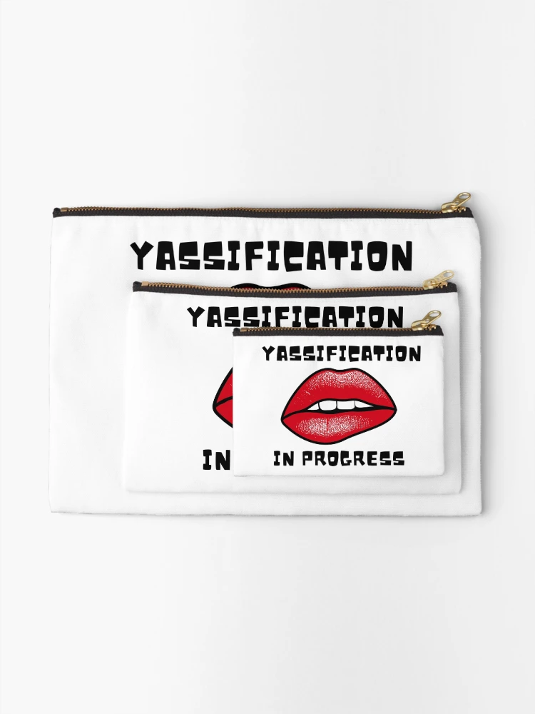Thumbnail 2 of 4, Zipper Pouch, Yassification In Progress designed and sold by momentsofvision.