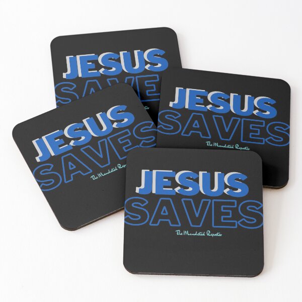 Artikelvorschau, Blauer Jesus rettet Geschenkidee entworfen und verkauft von TheReporter1.