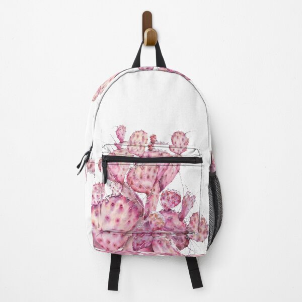 Item preview, Watercolor pink opuntia cactus designed and sold by Katenaz.