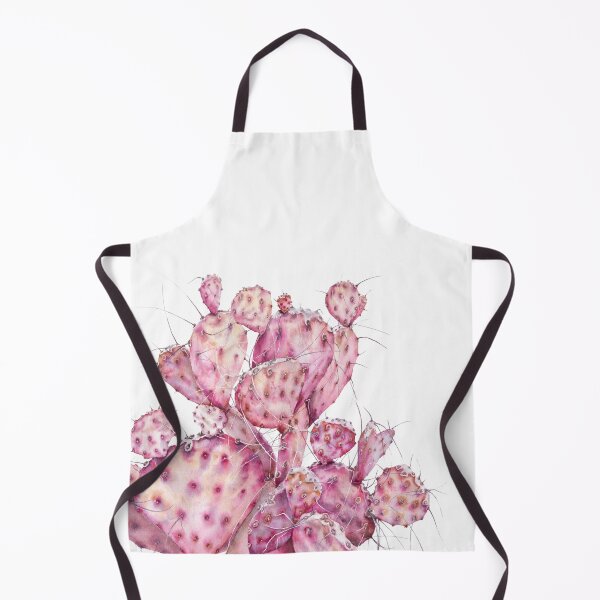 Item preview, Watercolor pink opuntia cactus designed and sold by Katenaz.