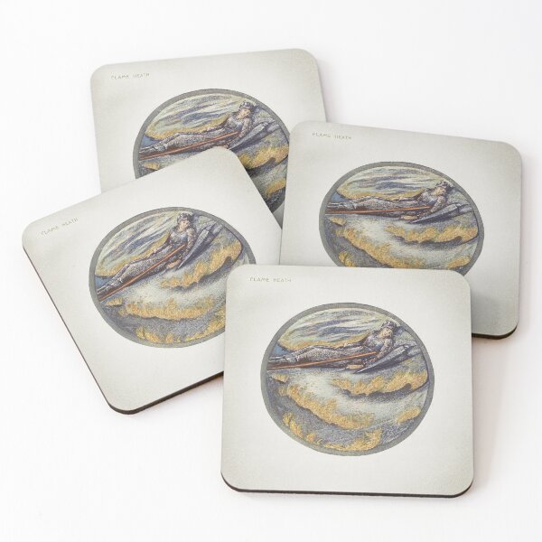 Item preview, Flame Heath Sir Edward Burne Jones painting designed and sold by UsedToBeStatue.