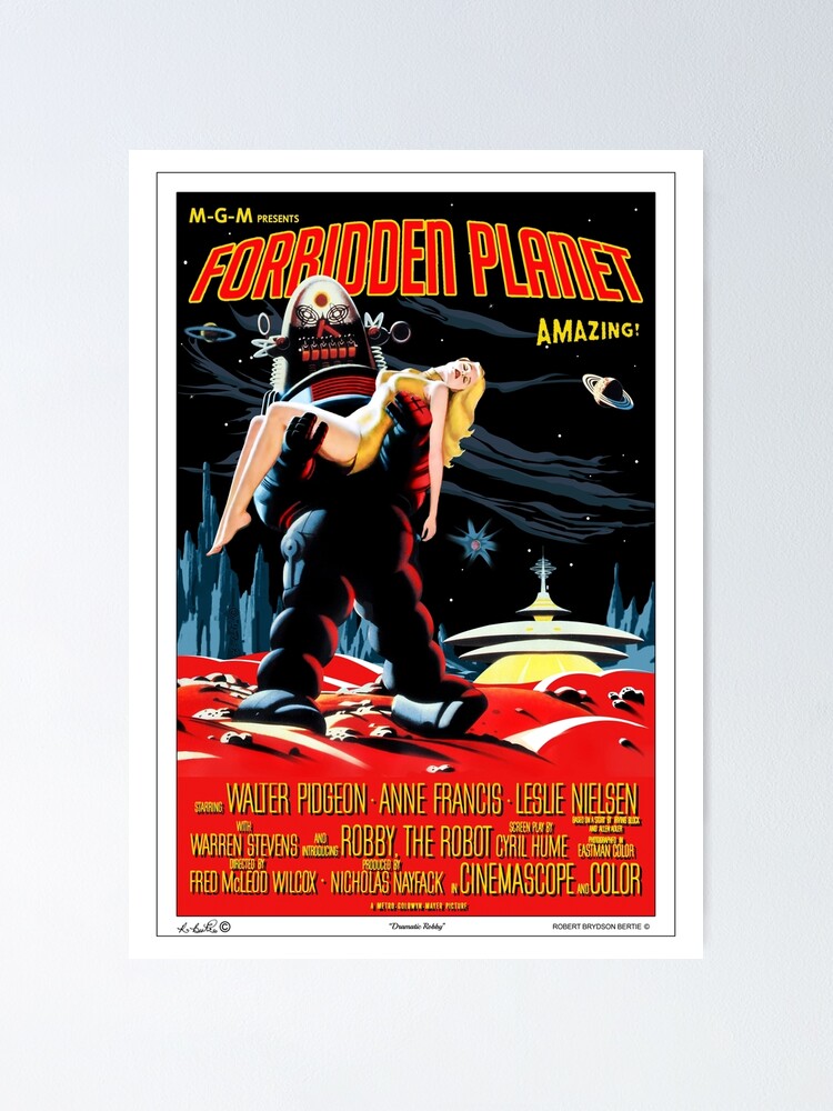 Forbidden Planet, original new design poster 