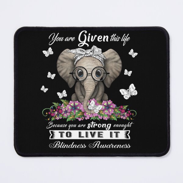 Item preview, Blindness Warrior Cute Elephant Lover Gifts designed and sold by Adropine.