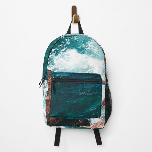 Item preview, Blue Ocean Rocky Waves designed and sold by yousseftalat2.