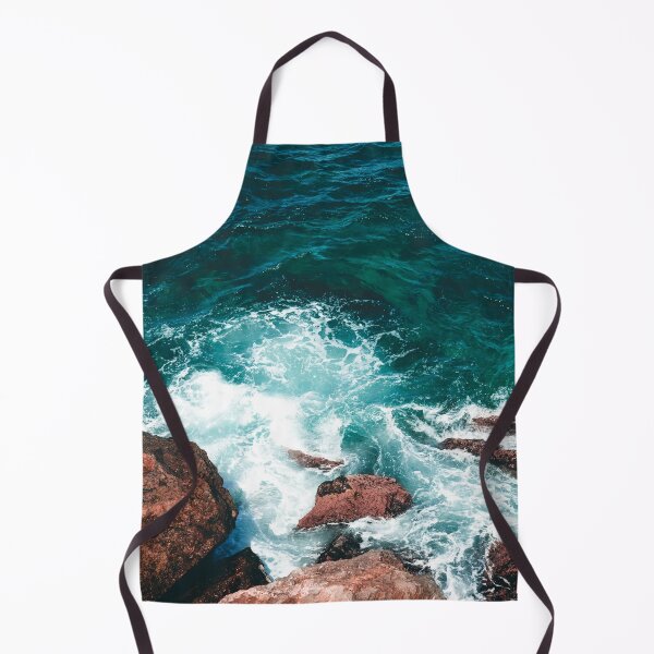 Item preview, Blue Ocean Rocky Waves designed and sold by yousseftalat2.