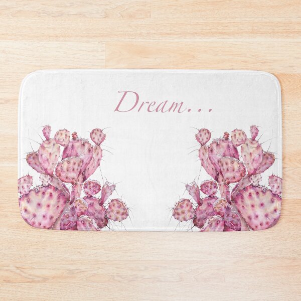 Item preview, Watercolor pink opuntia cactus designed and sold by Katenaz.