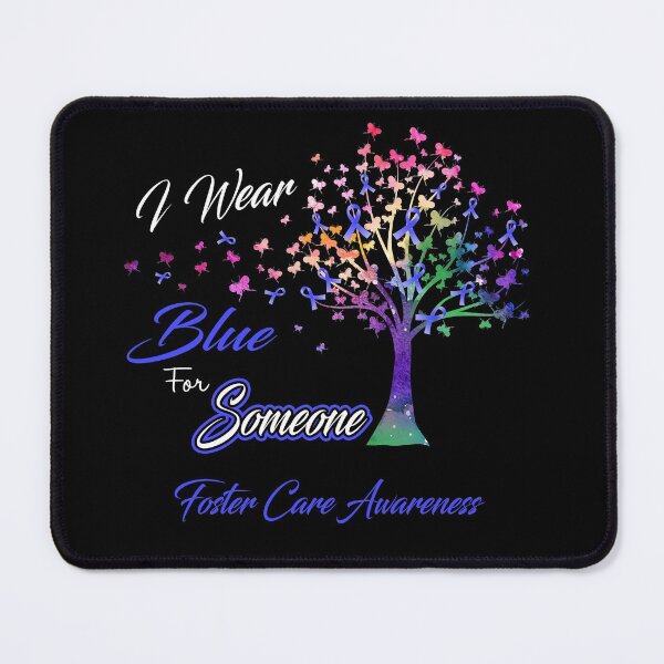 Item preview, Ribbon Tree I Wear Blue For Someone Foster Care Awareness designed and sold by Tadmab.