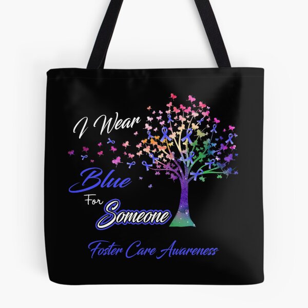 Item preview, Ribbon Tree I Wear Blue For Someone Foster Care Awareness designed and sold by Tadmab.