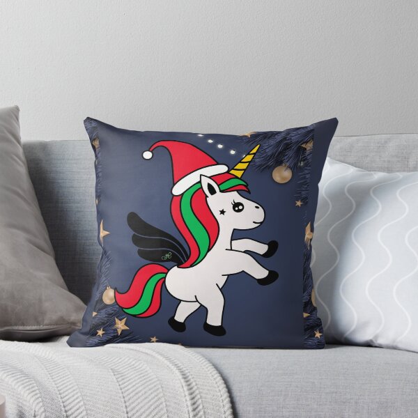 Item preview, Santa Unicorn designed and sold by LibrosBOOKtique.
