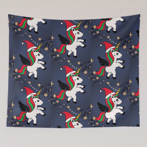 Item preview, Unicornio de santa designed and sold by LibrosBOOKtique.
