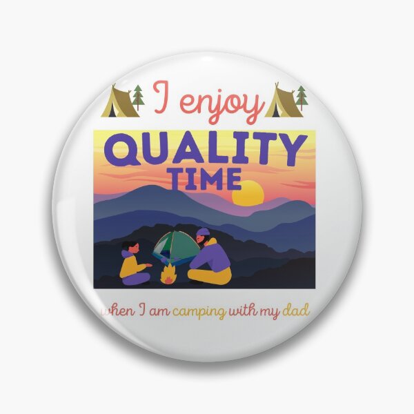 Item preview, quality time - camping with dad designed and sold by onum2018.